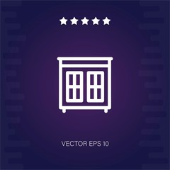 cabinet vector icon modern illustration