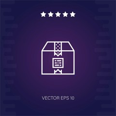 box vector icon modern illustration