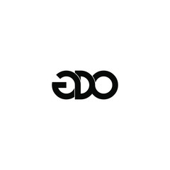 gdo letter original monogram logo design