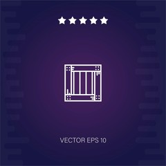 crate vector icon modern illustration