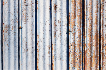 Dark worn rusty metal texture background.