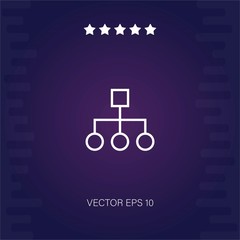 diagram vector icon modern illustration