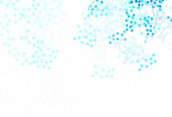 Light BLUE vector texture with artificial intelligence concept.