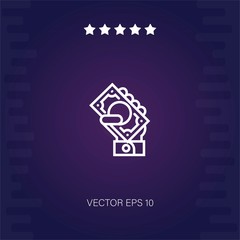 money vector icon modern illustration