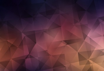 Dark Blue, Yellow vector low poly texture.