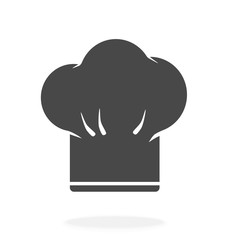 Chef Hat Logo Icon - Vector Illustration Sign 