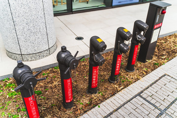 fire hydrant in line