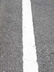 Fototapeta premium 道路の白線