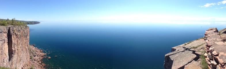 Fototapeta premium Wide View of Lake Superior