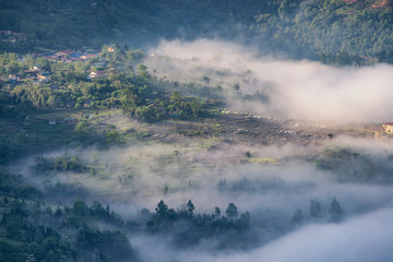 Fototapeta premium Y Ty town in LaoCai, VietNam.