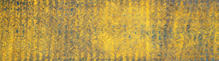 Old yellow metal texture for design.