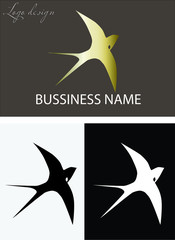isolated logo design vector for shop business 