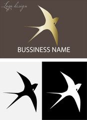 isolated logo design vector for shop business 