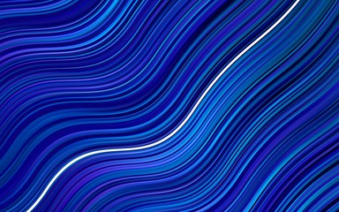 Dark BLUE vector pattern with lava shapes. Creative illustration in halftone marble style with gradient. The best blurred design for your business.