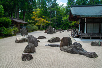 日本の高野山(Mount Koya)の庭園