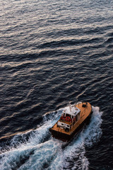 Tugboat at Sea