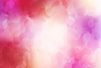 Light Red, Yellow vector template with chaotic shapes.