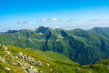 Obraz premium landscape with Fagaras mountains in summer