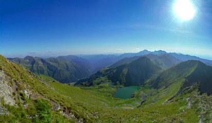 the top of the Fagaras mountains
