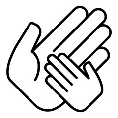 Motherhood Flat Icon Isolated On White Background