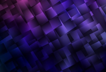Dark Purple vector layout with lines, rectangles.