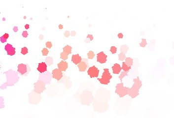 Light Red vector texture with abstract forms.