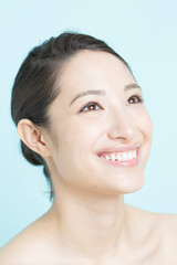 Obraz premium 笑顔の女性