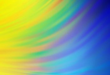 Light Blue, Yellow vector blurred bright pattern. A completely new colored illustration in blur style. Background for a cell phone.