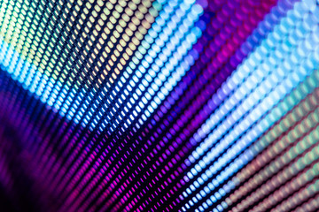 CloseUp LED blurred screen. LED soft focus background. abstract background ideal for design.