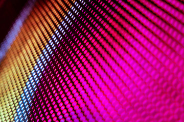 CloseUp LED blurred screen. LED soft focus background. abstract background ideal for design.