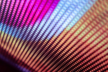 CloseUp LED blurred screen. LED soft focus background. abstract background ideal for design.