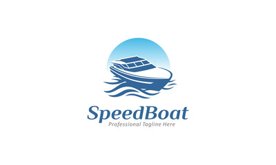 Yatch Logo - Boat Icon Design - Vector Illustration