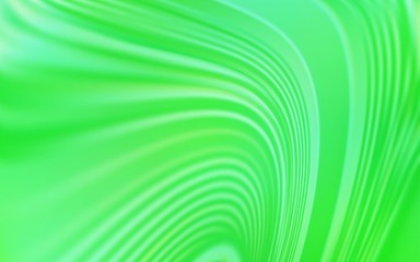Light Green vector texture with wry lines. Modern gradient abstract illustration with bandy lines. Colorful wave pattern for your design.