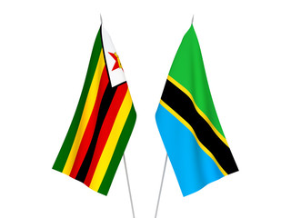 Tanzania and Zimbabwe flags