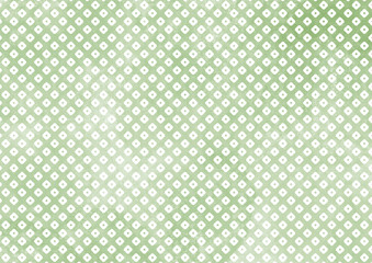 鹿の子絞り 和紙素材 緑色