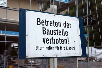 Betreten Verboten