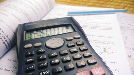 work from home, home work, doing math from home 