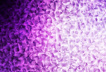 Fototapeta premium Light Purple, Pink vector low poly background.