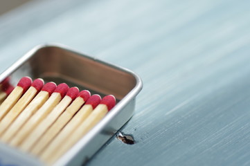 レトロなデザインのロウマッチ