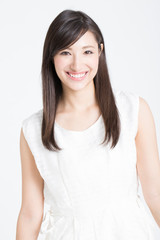 笑顔の女性