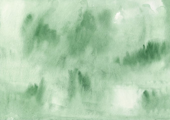 Green watercolor texture. High resolution background for design. Oil painted backdrop.  There is blank place for your text, textures design art work or skin product.