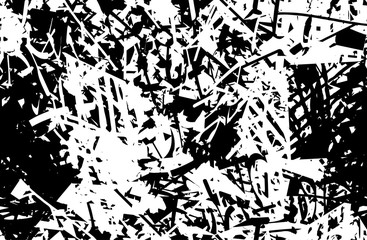 Grunge texture black and white seamless