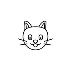 line cat icon, simple element from Pet-vet set, for web and mobile