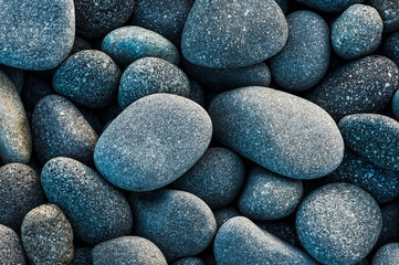 Close-up image of many stones can become a background picture