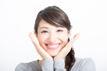 Fototapeta premium 笑顔の女性