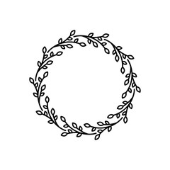 Flower line logo art icon vektor. beautiful nature.