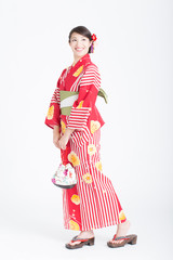 浴衣姿の女性