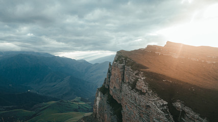 castle in the mountains