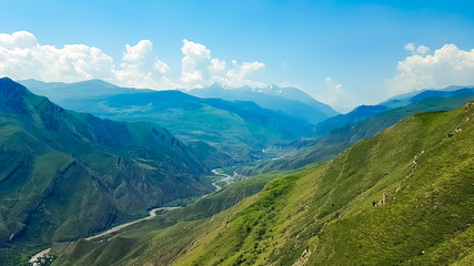 mountain landscape in the alps