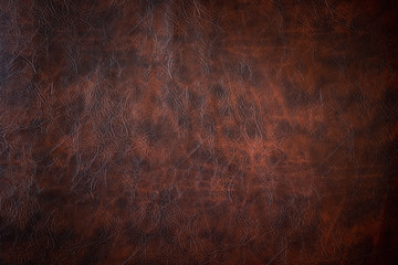 texture of dark brown leather